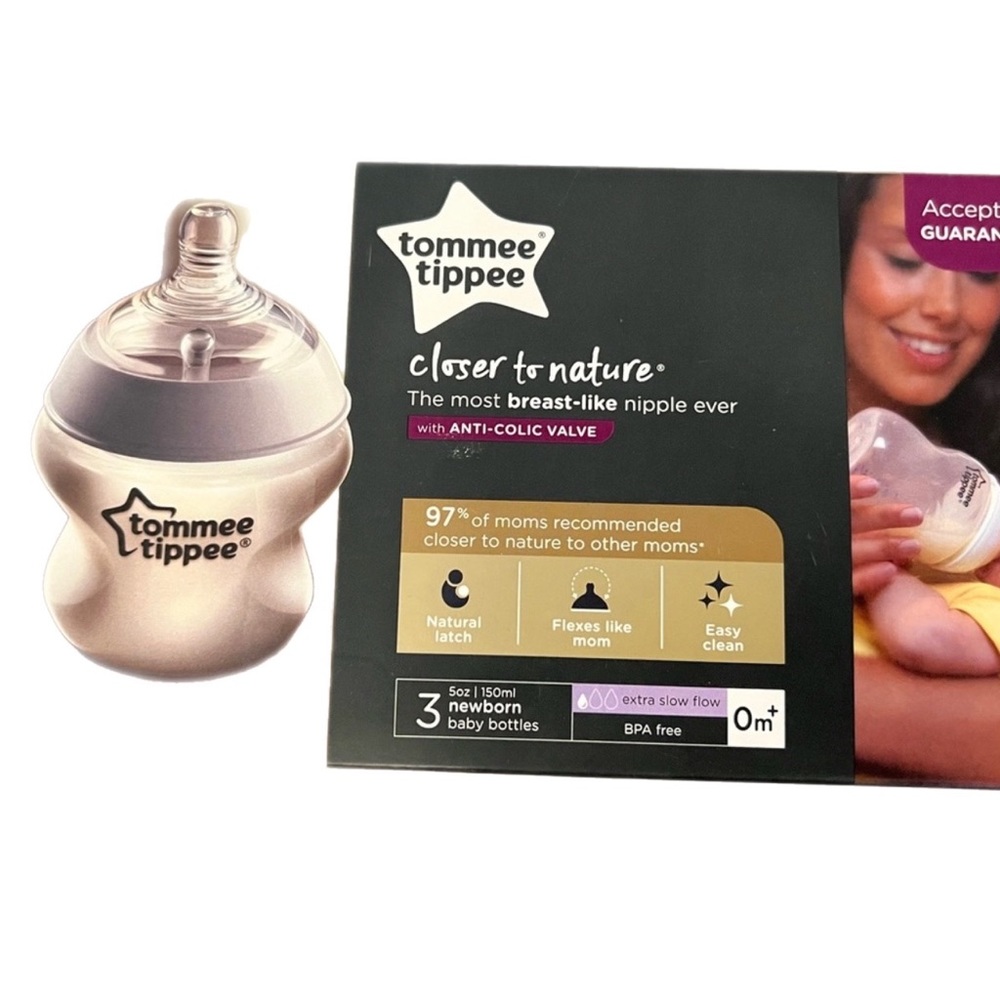 Tommee Tipee Newborn bottles Never Used Two 3packs - 6 bottles total.